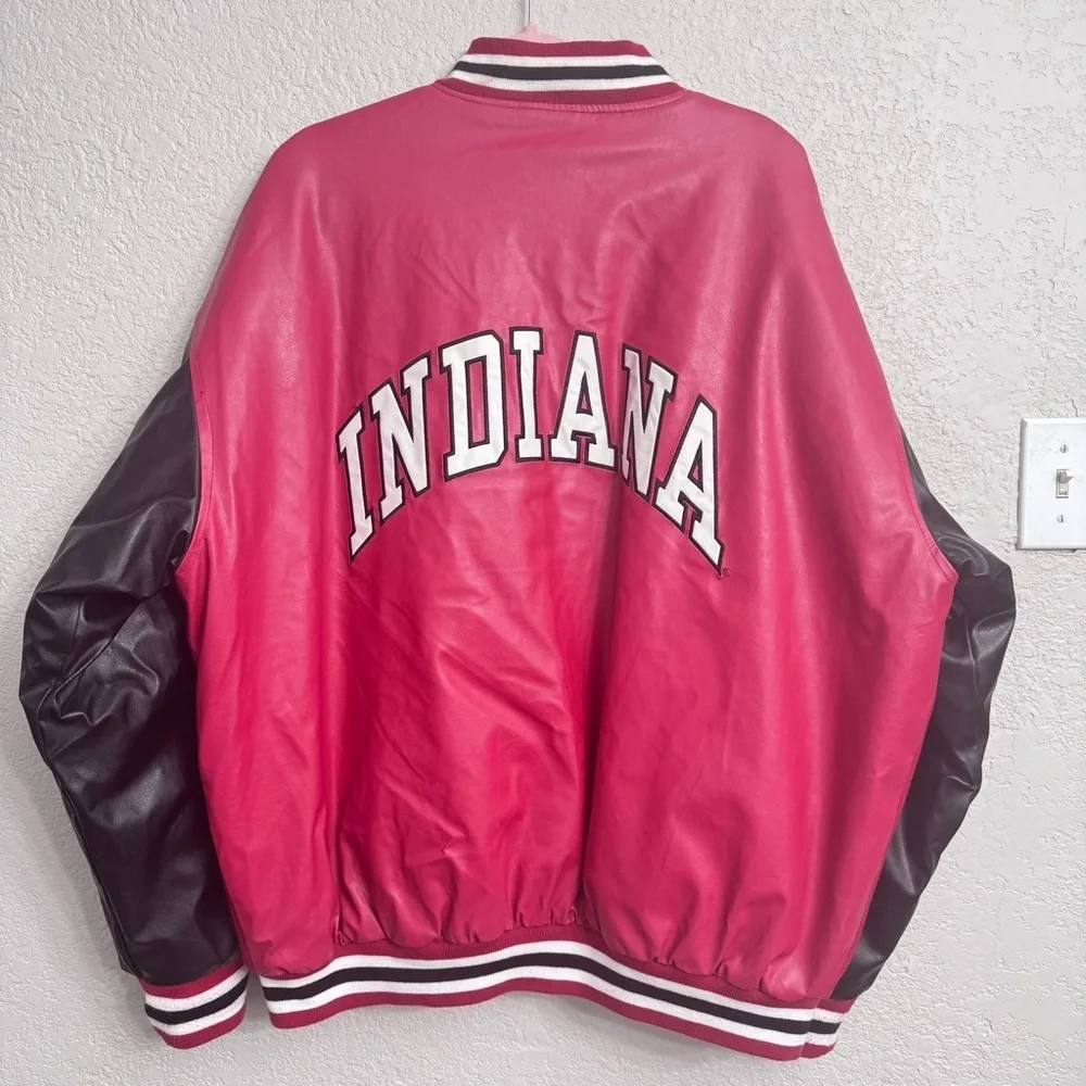 Vintage Indiana Hoosiers Varsity Jacket Steve & Barry’s Wool Men’s XXL - Picture 4 of 9